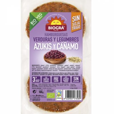 HAMBURGUESA AZUKI CAÑAMO