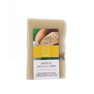 JABON DE ARCILLA Y LIMON